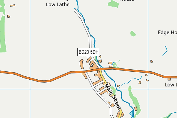 BD23 5DH map - OS VectorMap District (Ordnance Survey)