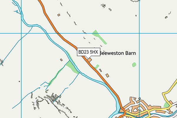 Kettlewell Primary School map (BD23 5HX) - OS VectorMap District (Ordnance Survey)