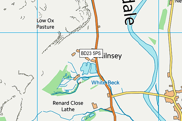 BD23 5PS map - OS VectorMap District (Ordnance Survey)