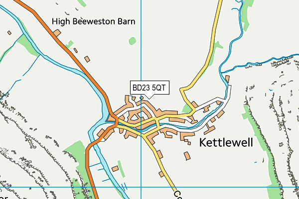 BD23 5QT map - OS VectorMap District (Ordnance Survey)