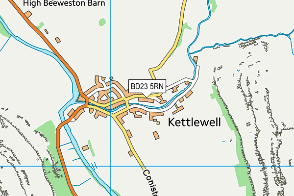 BD23 5RN map - OS VectorMap District (Ordnance Survey)