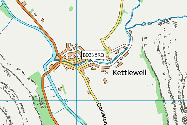 BD23 5RQ map - OS VectorMap District (Ordnance Survey)