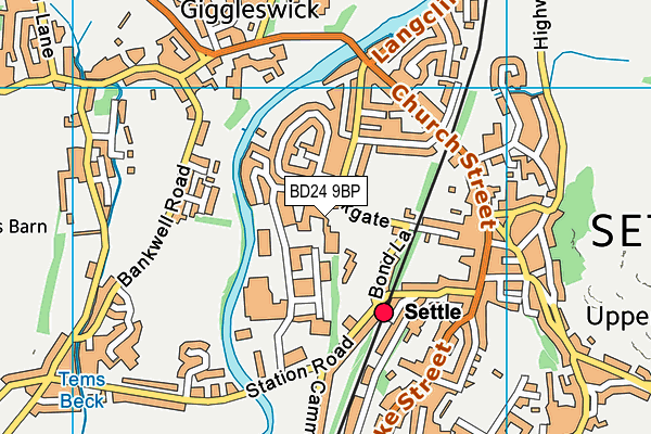 Map of RIBBLE CARE LTD at district scale