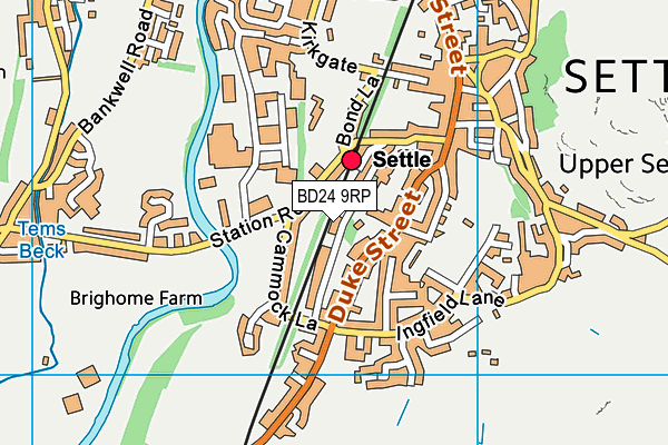 Map of SETTLE BREWING COMPANY LIMITED at district scale