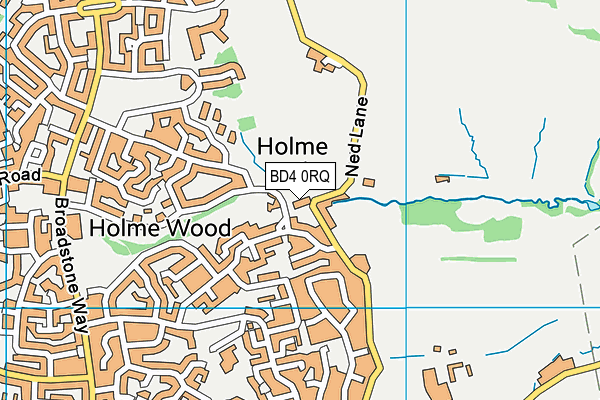 BD4 0RQ map - OS VectorMap District (Ordnance Survey)