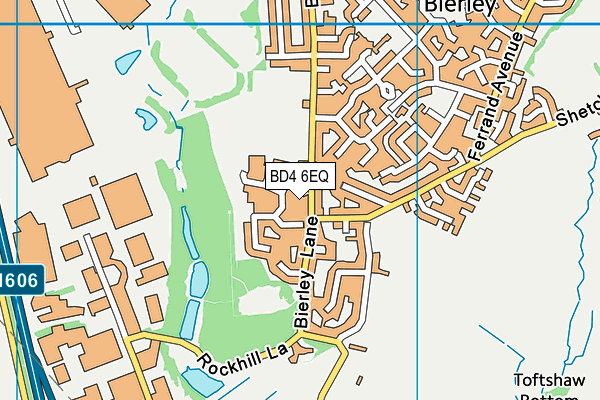 BD4 6EQ map - OS VectorMap District (Ordnance Survey)
