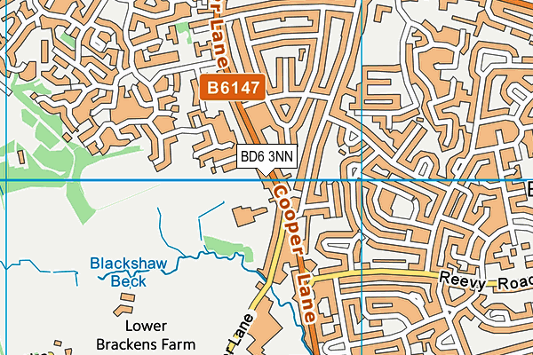 BD6 3NN map - OS VectorMap District (Ordnance Survey)
