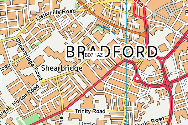 Map of FLUFFY FLUFFY BRADFORD LTD at district scale