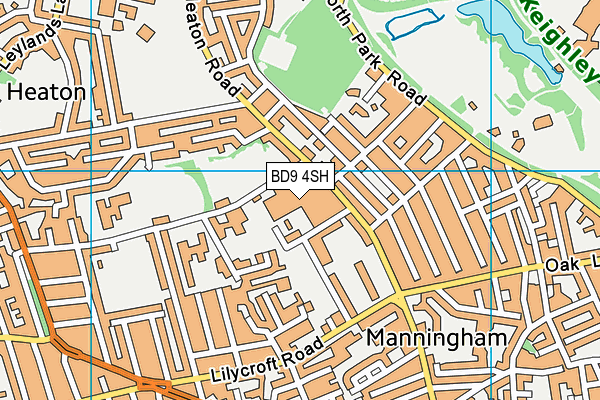 Map of LISTER MILLS MANAGEMENT COMPANY LTD at district scale