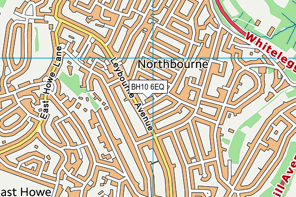 BH10 6EQ map - OS VectorMap District (Ordnance Survey)