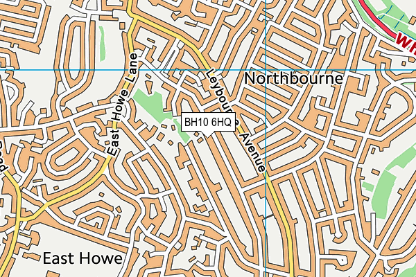 BH10 6HQ map - OS VectorMap District (Ordnance Survey)