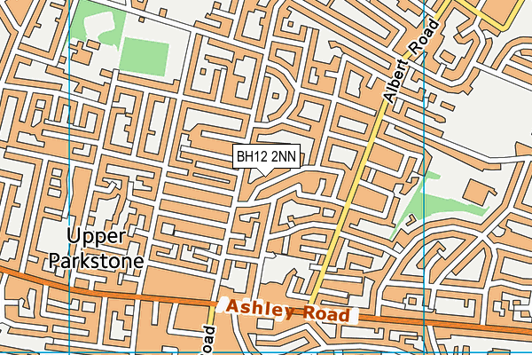 BH12 2NN map - OS VectorMap District (Ordnance Survey)