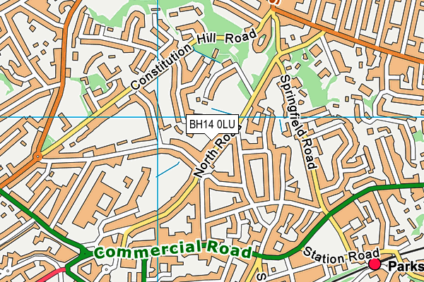 Map of NORTH LODGE LIMITED at district scale