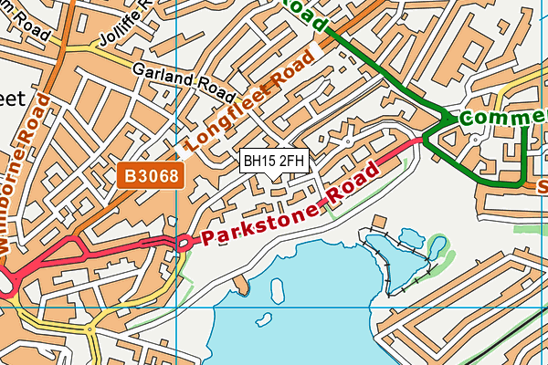 Map of PARK CLOSE (POOLE) MANAGEMENT COMPANY LIMITED at district scale