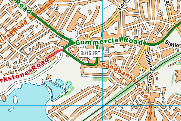 BH15 2RT map - OS VectorMap District (Ordnance Survey)
