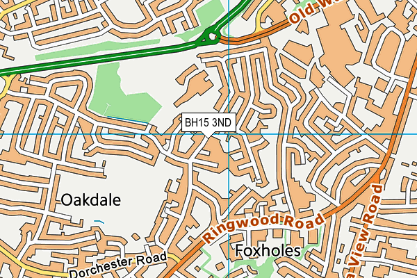 BH15 3ND map - OS VectorMap District (Ordnance Survey)