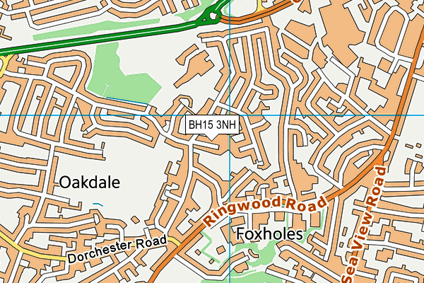 BH15 3NH map - OS VectorMap District (Ordnance Survey)
