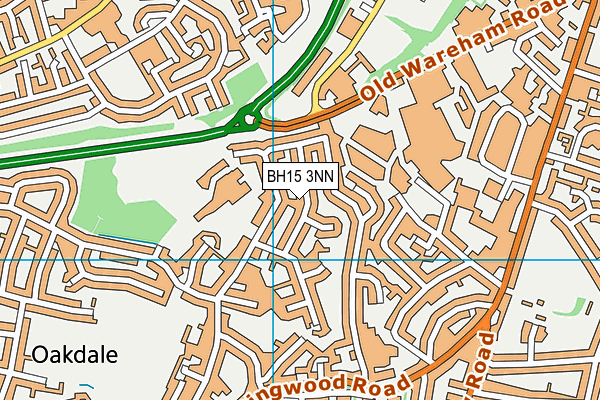 BH15 3NN map - OS VectorMap District (Ordnance Survey)