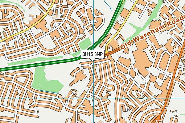 BH15 3NP map - OS VectorMap District (Ordnance Survey)