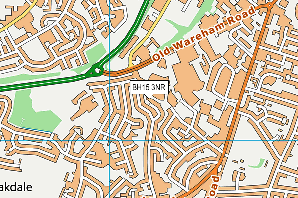 BH15 3NR map - OS VectorMap District (Ordnance Survey)