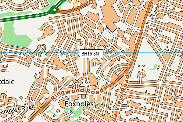 BH15 3NT map - OS VectorMap District (Ordnance Survey)
