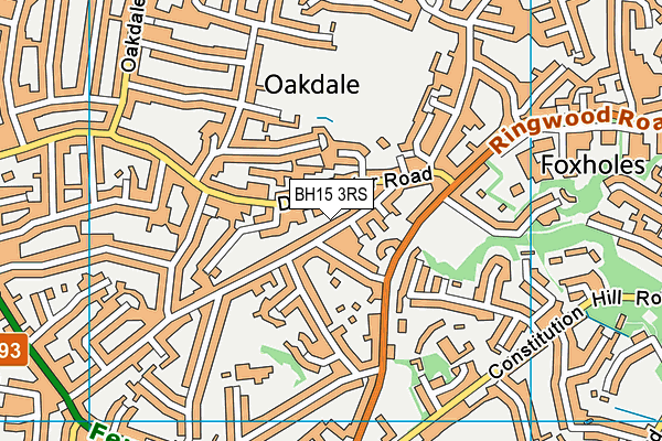 BH15 3RS map - OS VectorMap District (Ordnance Survey)