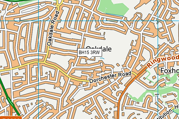 BH15 3RW map - OS VectorMap District (Ordnance Survey)