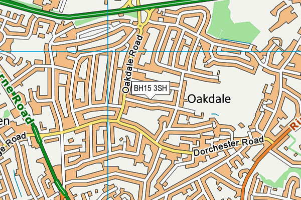 BH15 3SH map - OS VectorMap District (Ordnance Survey)