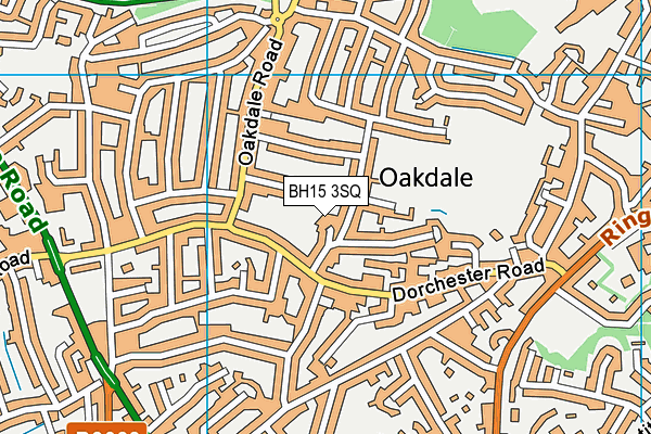 BH15 3SQ map - OS VectorMap District (Ordnance Survey)