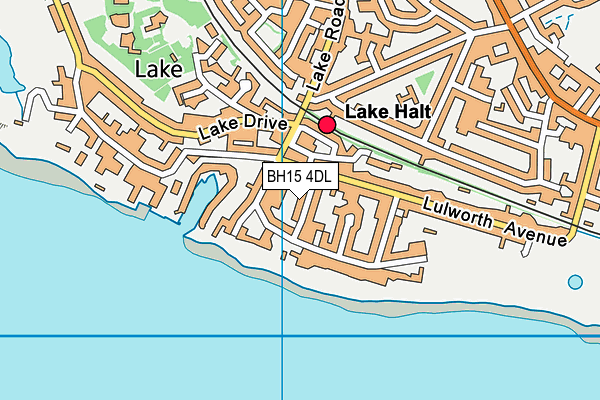 BH15 4DL map - OS VectorMap District (Ordnance Survey)