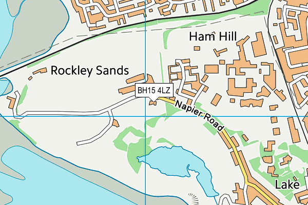 Rockley Park Holiday Park map (BH15 4LZ) - OS VectorMap District (Ordnance Survey)