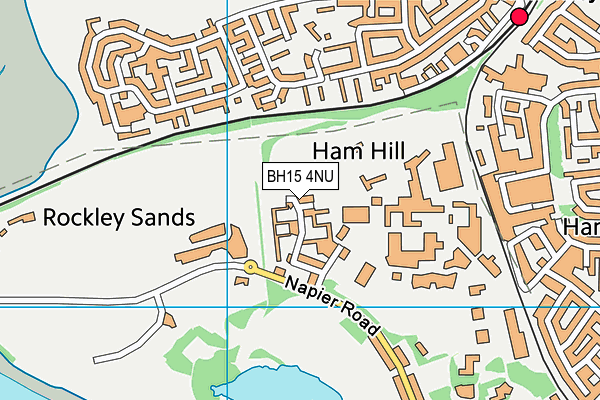 BH15 4NU map - OS VectorMap District (Ordnance Survey)