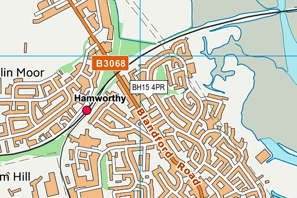 BH15 4PR map - OS VectorMap District (Ordnance Survey)