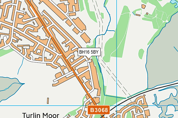 BH16 5BY map - OS VectorMap District (Ordnance Survey)