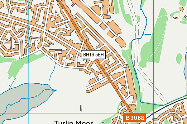 BH16 5EH map - OS VectorMap District (Ordnance Survey)