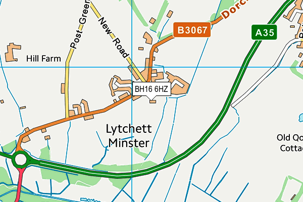 Lytchett Park map (BH16 6HZ) - OS VectorMap District (Ordnance Survey)