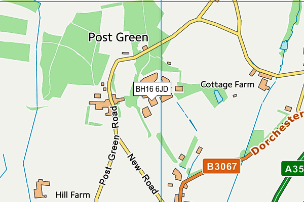 Lytchett Manor Sports Centre map (BH16 6JD) - OS VectorMap District (Ordnance Survey)