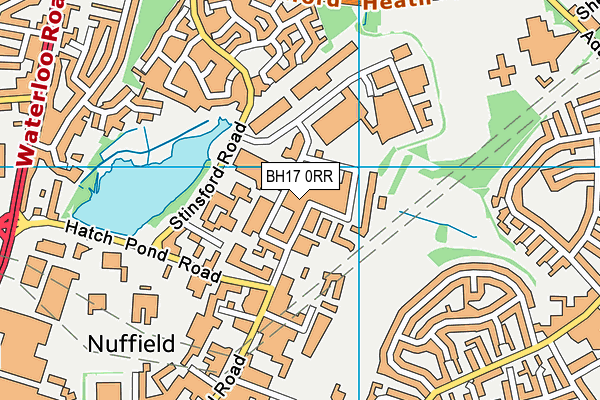 BH17 0RR map - OS VectorMap District (Ordnance Survey)