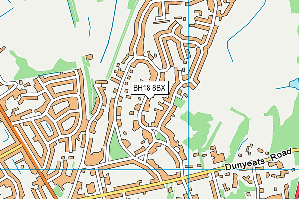 Map of DENHAYN LIMITED at district scale