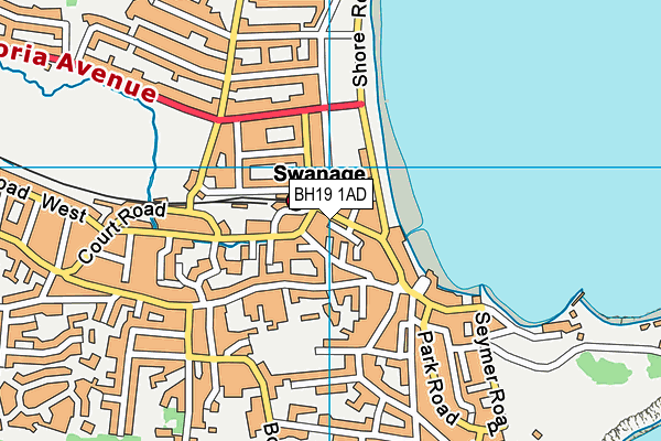 Map of SWANAGE NEWSAGENTS LIMITED at district scale