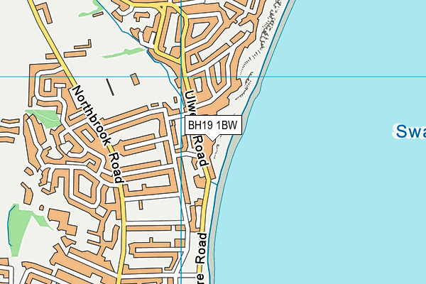 BH19 1BW map - OS VectorMap District (Ordnance Survey)