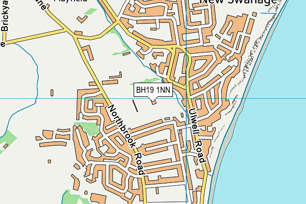 BH19 1NN map - OS VectorMap District (Ordnance Survey)