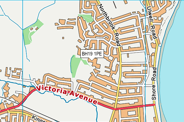 Harrow House (Closed) map (BH19 1PE) - OS VectorMap District (Ordnance Survey)