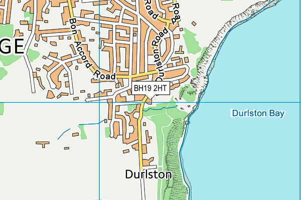 BH19 2HT map - OS VectorMap District (Ordnance Survey)