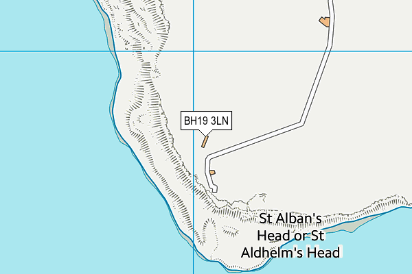BH19 3LN map - OS VectorMap District (Ordnance Survey)