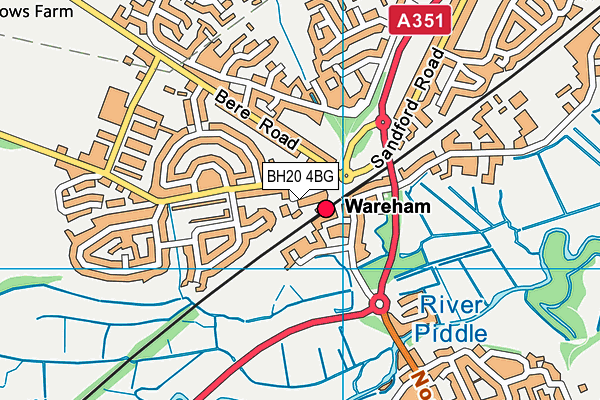 Map of SOUTH DORSETSHIRE AUCTIONEERS LTD at district scale