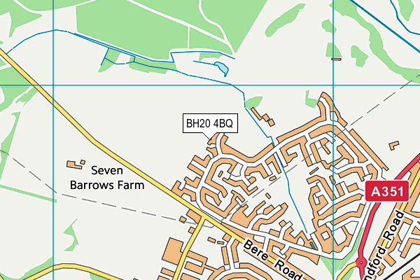 BH20 4BQ map - OS VectorMap District (Ordnance Survey)