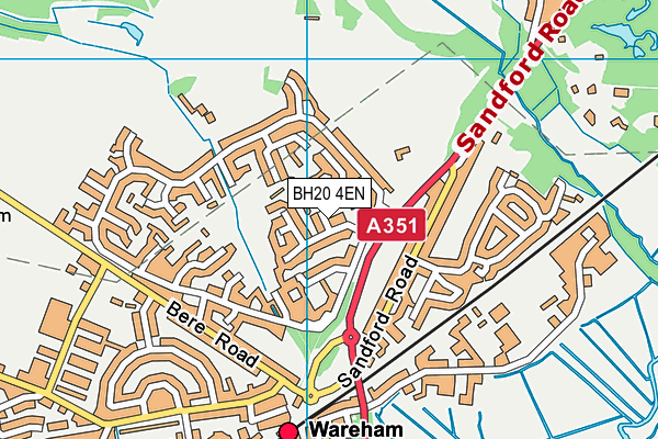 BH20 4EN map - OS VectorMap District (Ordnance Survey)
