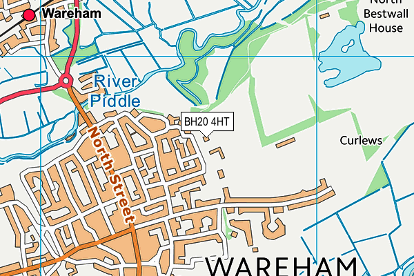 BH20 4HT map - OS VectorMap District (Ordnance Survey)