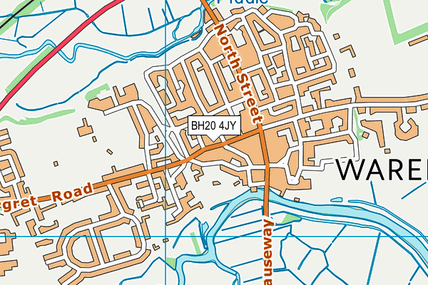 BH20 4JY map - OS VectorMap District (Ordnance Survey)